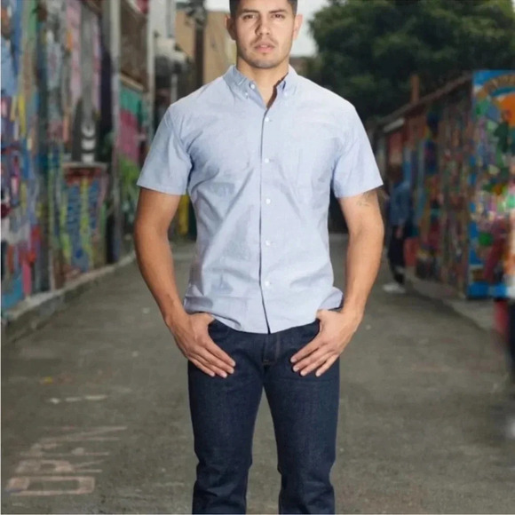 Goodfellow Button Front Shirt - Picture 5 of 6